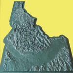 Idaho Relief Map